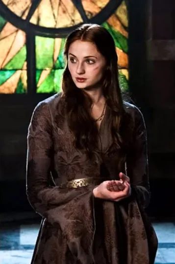Movie costume of Rhaenyra Targaryen from House of the Dragon, prequel to Game of Thrones