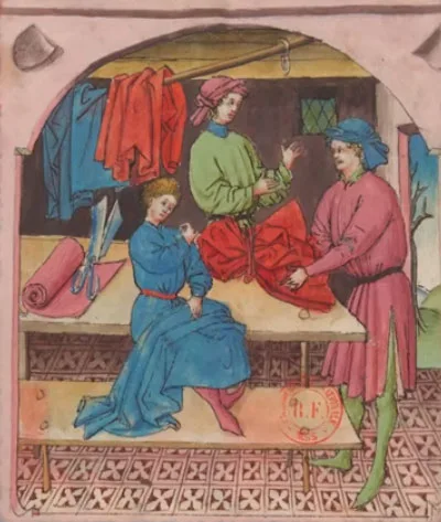 Most interesting fashion trends of the 15th century – black clothing, pleats, hanging sleeves, and male stockings