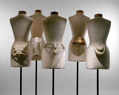 High-tech bustles of the 19th century. The variety of shapes, sizes, and materials impresses!