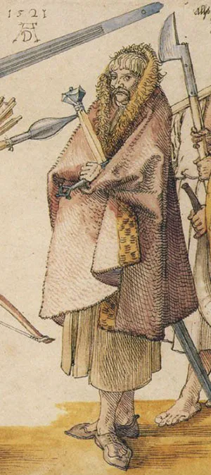 Traditional Irish mantles or brats