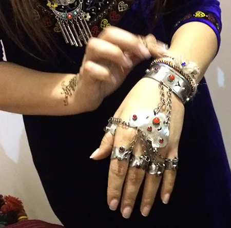 Turkmen traditional jewelry