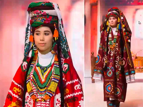 Bash turban – rare Uzbek headdress that determined financial status of a woman