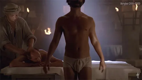 Inaccuracies in show costume underwear of The Borgias series
