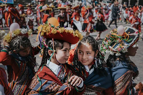 Kid folk outfits around the world