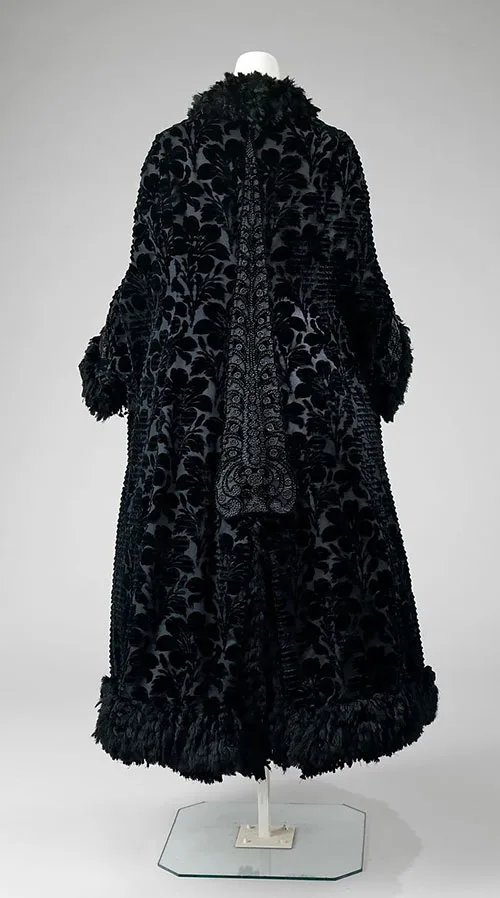 French evening coat by Emile Pingat, 1888-1890