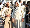 Libyan men wear traditional attire more often than women, unlike almost everywhere around the world