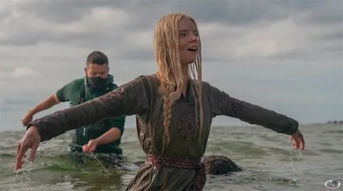 Viking movie costumes in The Northman