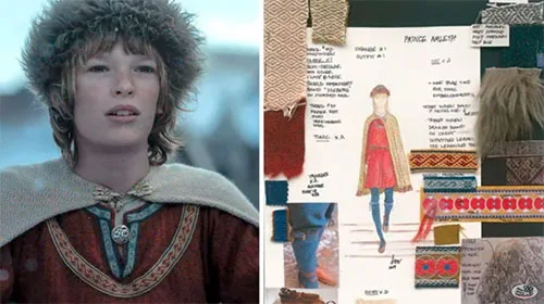 Viking movie costumes in The Northman