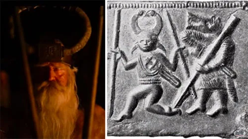 Viking movie costumes in The Northman