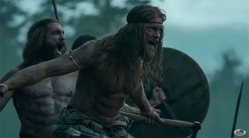 Viking movie costumes in The Northman