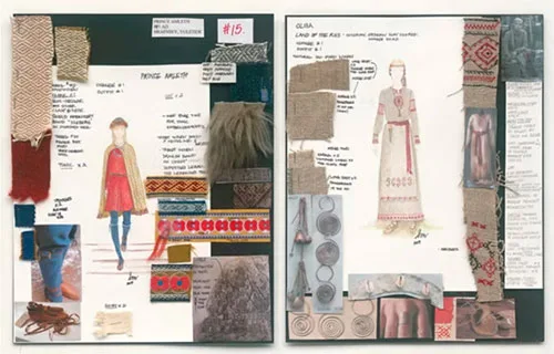Viking movie costumes in The Northman