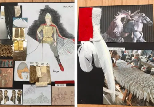 Viking movie costumes in The Northman