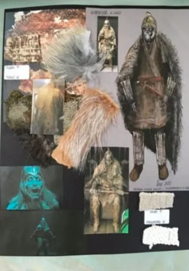 Viking movie costumes in The Northman