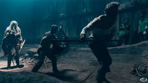 Viking movie costumes in The Northman