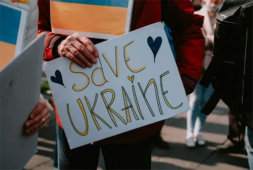 Russia is trying to exterminate Ukrainian culture along with people. Europe is next. Save Ukraine – save yourself