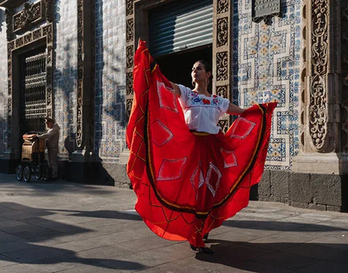 Mexican folklorico dance costumes