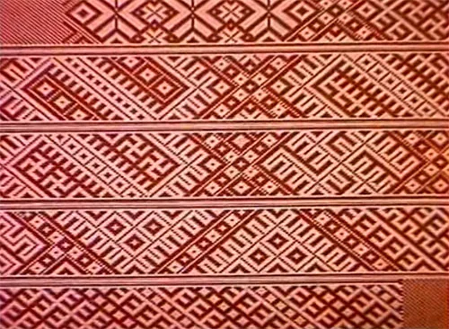 Latvian Lielvārde sash or josta – woven belt iconic in Latvia