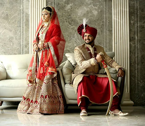 Traditional wedding attire in different countries