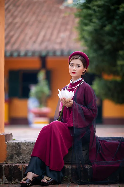 Modern Vietnamese Ao Dai attire is blindingly feminine and beautiful