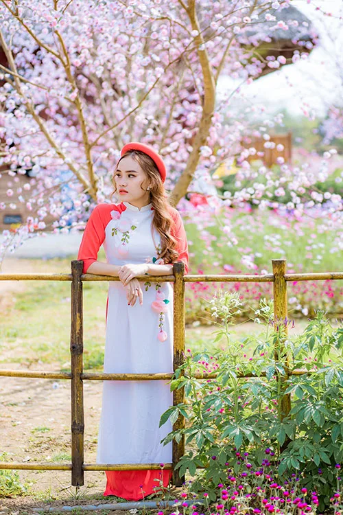 Modern Vietnamese Ao Dai attire is blindingly feminine