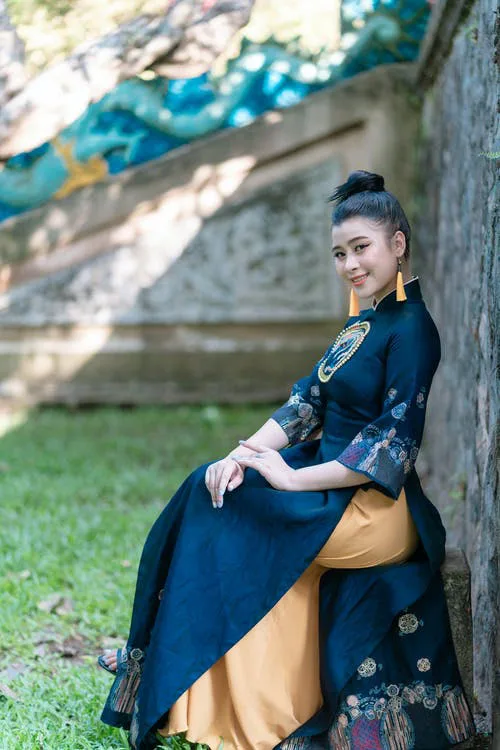 Modern Vietnamese Ao Dai attire is blindingly feminine