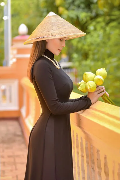 Modern Vietnamese Ao Dai attire is blindingly feminine