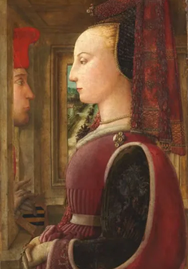 Renaissance wedding fashion