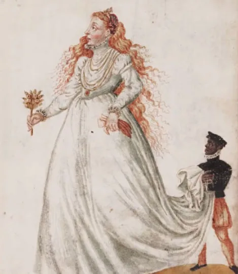 Renaissance wedding fashion