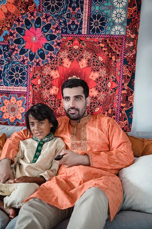 Traditional outfits of Indian men