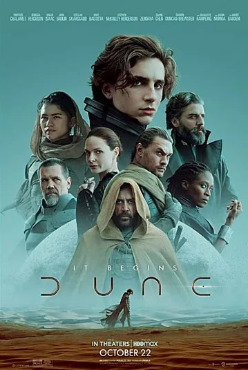 Dune 2021 show costumes. Comparison of House Atreides military uniforms from Dune 2021 and Dune 1984
