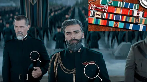 Dune 2021 show costumes. House Atreides military uniforms