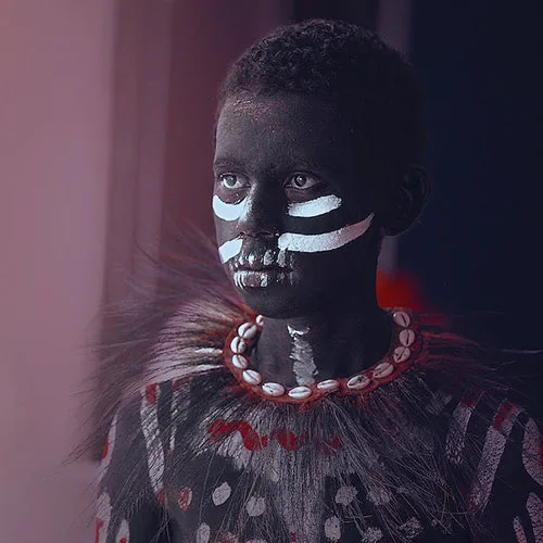 Tribal clothing and tattoos around the world
