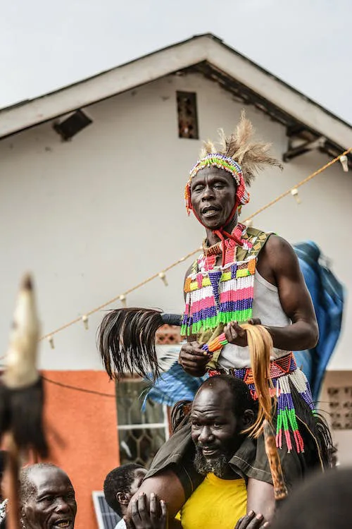 Tribal clothing and tattoos around the world