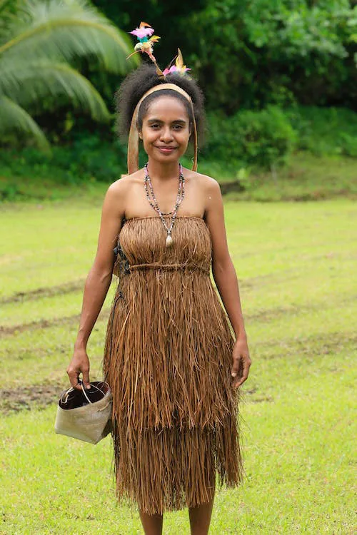 Tribal clothing and tattoos around the world
