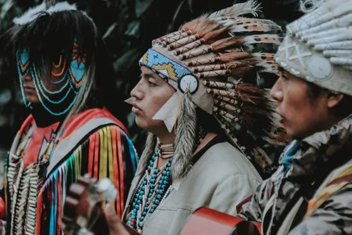 Modern Native American folk costumes can be masterpieces as much as the original traditional outfits