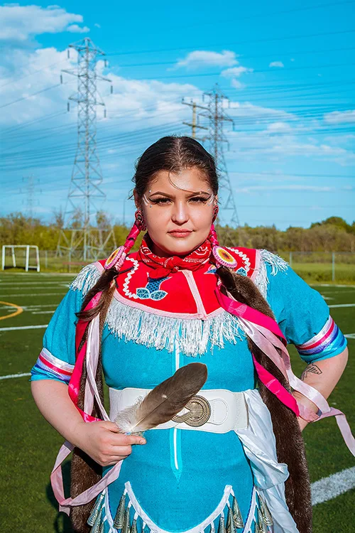 Modern Native American folk costumes can be masterpieces