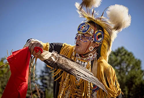 Modern Native American folk costumes can be masterpieces