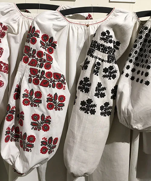 Ukrainian floral embroidery