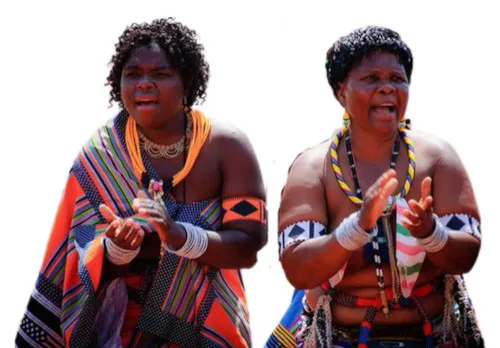 Traditional clothing of Venda people in South Africa