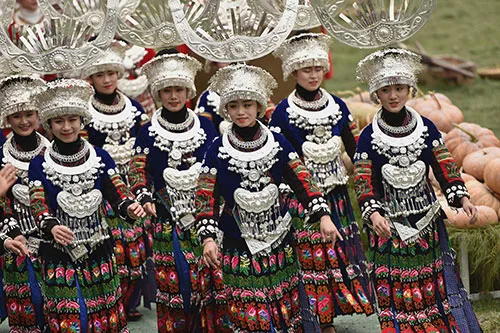 Top 5 extravagant female folk headdresses