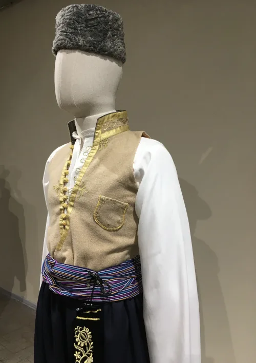 Crimean Tatar traditional male and female costumes