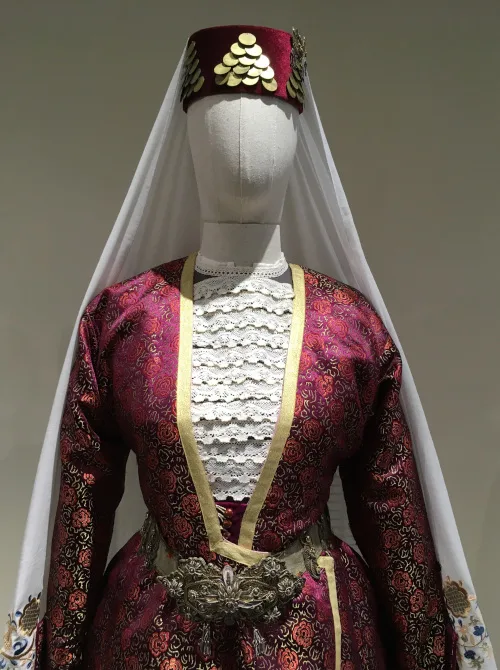 Crimean Tatar traditional male and female costumes