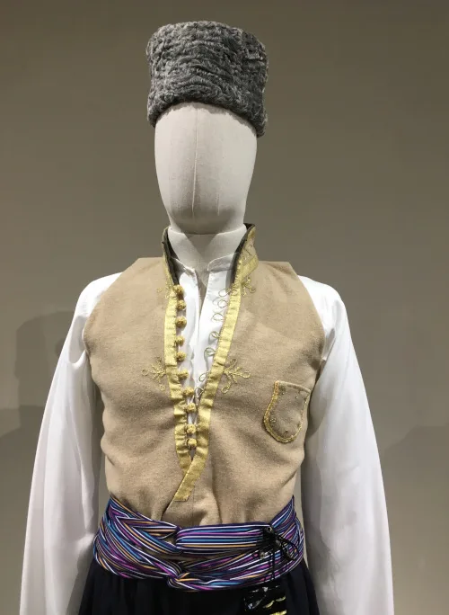 Crimean Tatar traditional male and female costumes