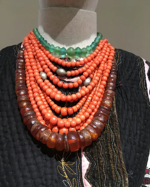 Antique Ukrainian necklace sets