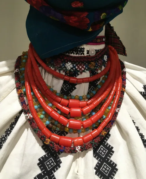 Antique Ukrainian necklace sets