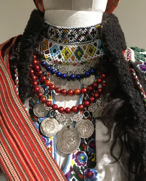 Antique Ukrainian necklace sets