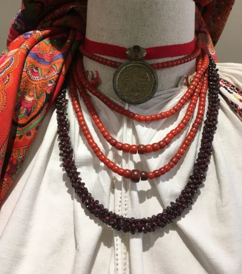Antique Ukrainian necklace sets