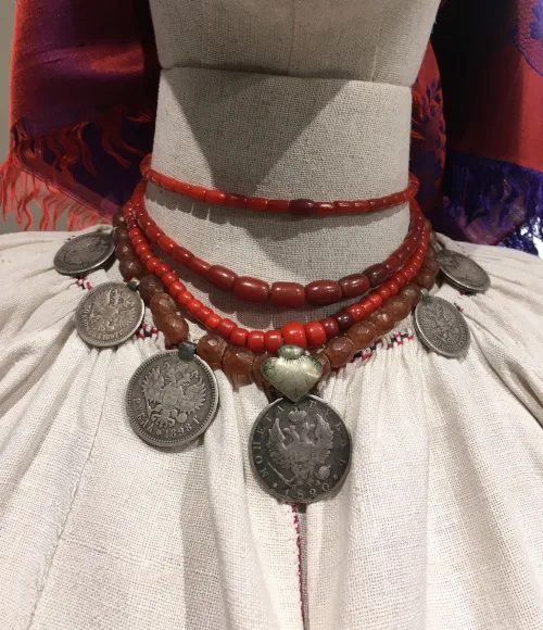 Antique Ukrainian necklace sets